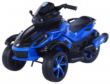 Motociclete electrice - Trike electric Premier Eagle, 2 x 6V, lumini exterioare, 2 motoare, MP3, albastru