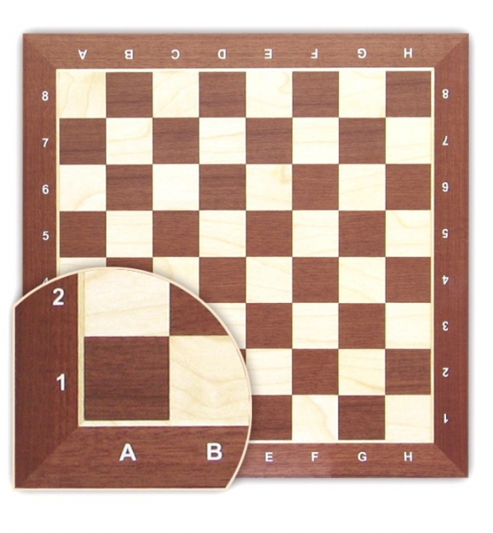Tabla de sah - lemn mahon 58 x 58 mm [2]