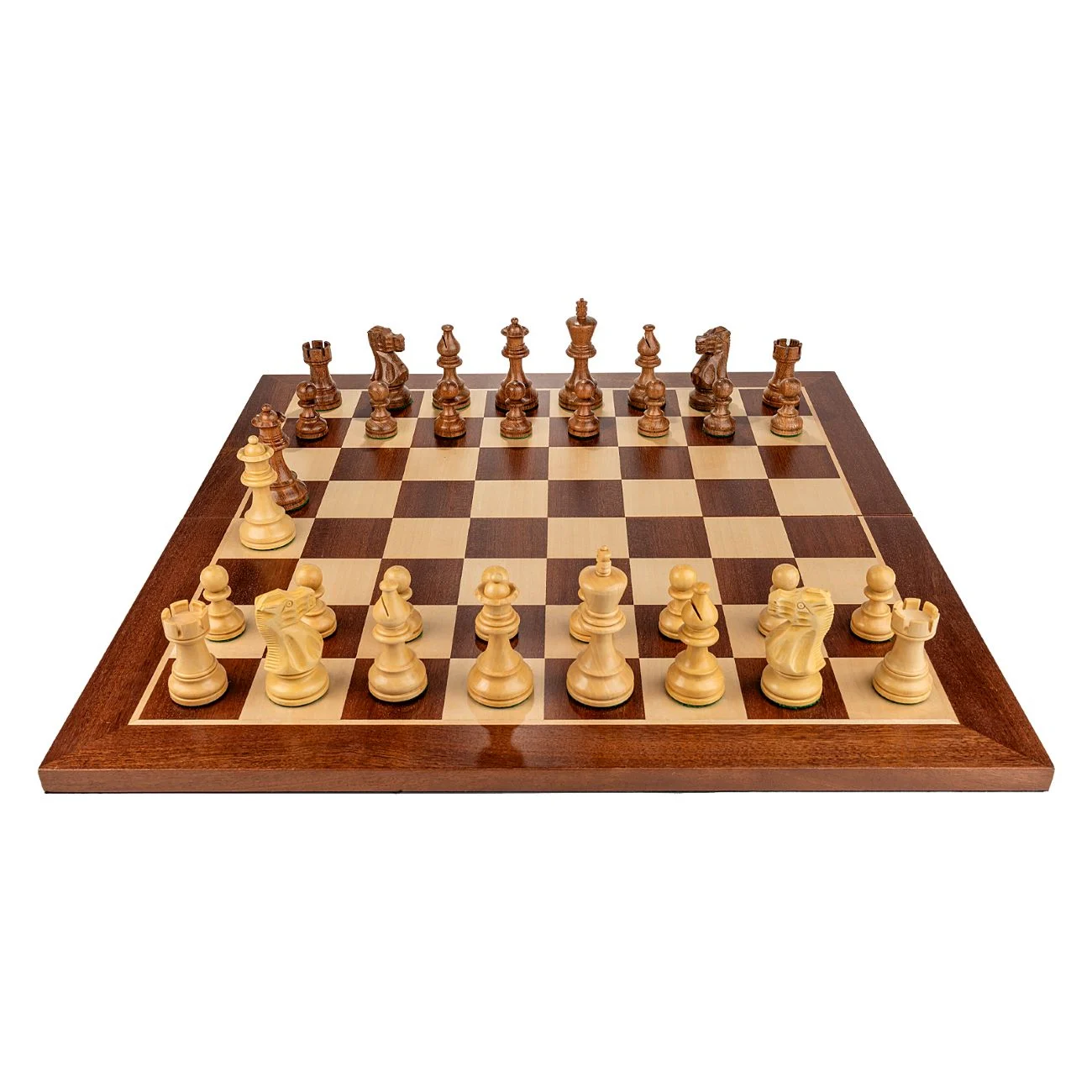 Piese Staunton 6 American Classic cu Tabla pliabilă - lemn no 6 - mahon + cutie la alegere (opțional) [2]