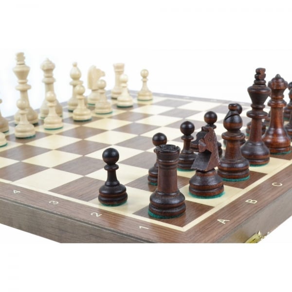 Set sah BHB no 4, inlaid nuc/artar - Imperfect [2]