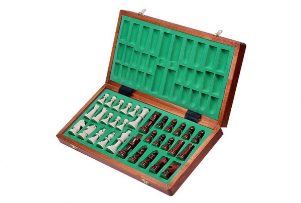 Set sah BHB no 5, inlaid mahon/artar - Imperfect [3]