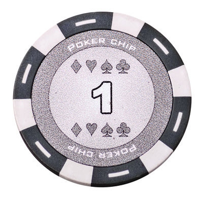 Jeton Poker Chip 11.5g - Culoare Gri - inscriptionat (1) [2]