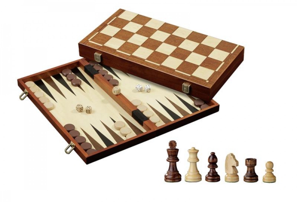 Set de sah si table/backgammon - 45mm, kh 78mm, [5]