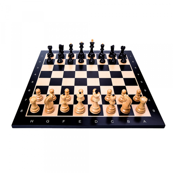 Piese Staunton 6 Zagreb cu tabla negru/artar [3]