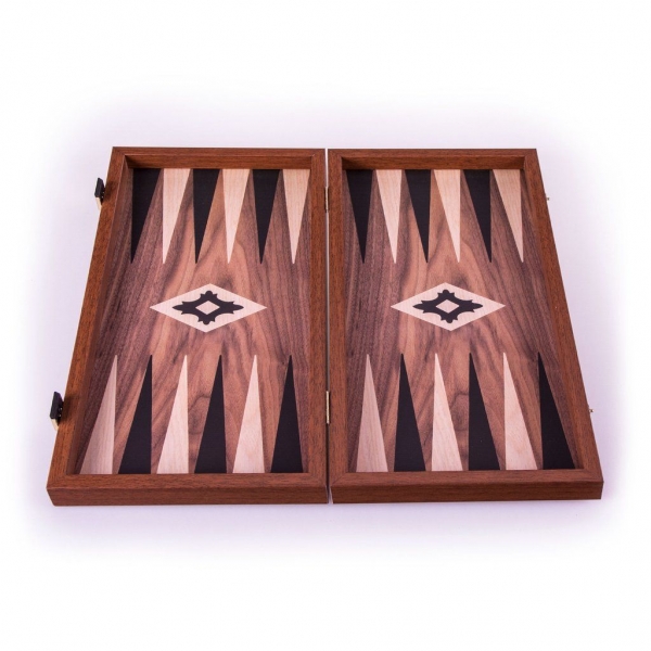 Set joc table/backgammon Walnut with Black &Oak points  48 x 50 cm [3]
