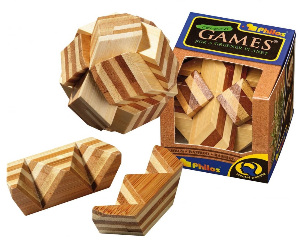 Ball Puzzle 3D, Bambus [2]