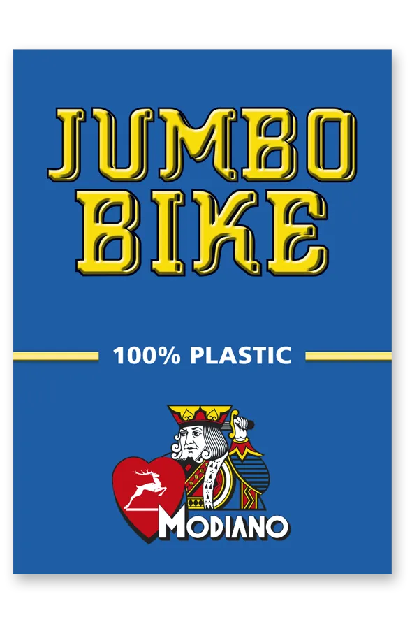 Carti de joc Bike Trophy Jumbo - 100% Plastic - Modiano