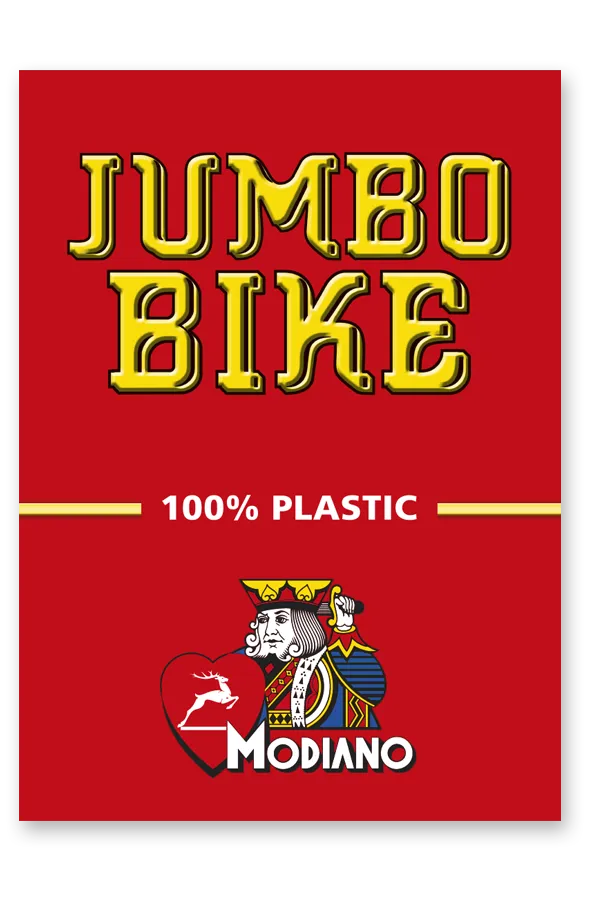 Carti de joc Bike Trophy Jumbo - 100% Plastic - Modiano