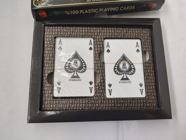 Carti de joc 100 % plastic Star Platin - Desigilat [2]