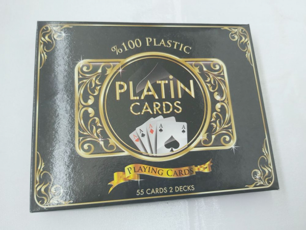 Carti de joc 100 % plastic Star Platin - Desigilat