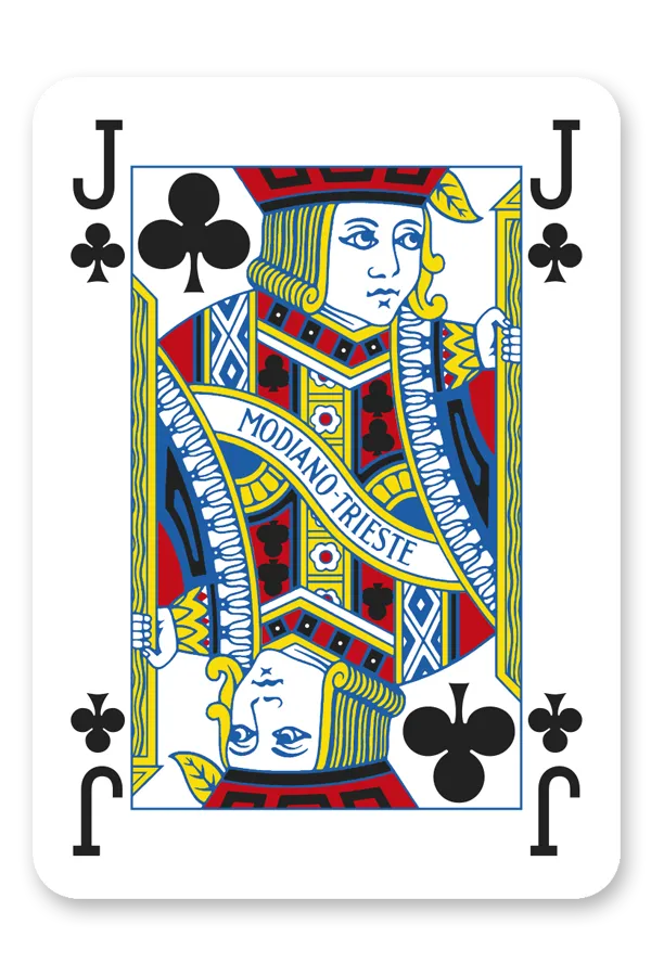 Cărți de joc POKER Golden Trophy - 100% Plastic - Albastru / Roșu [2]