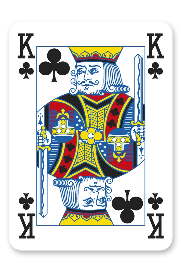 Cărți de joc POKER Golden Trophy - 100% Plastic - Albastru / Roșu [3]