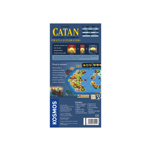 CATAN - extensie Pirati & Exploratori 5/6 jucatori [2]