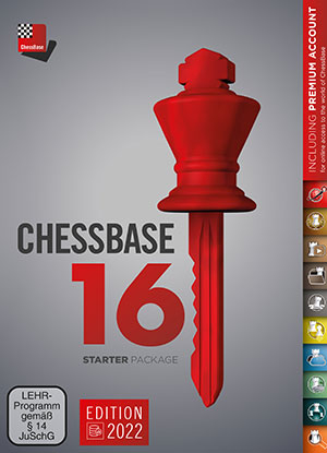 Chessbase 16 Starter Package, editie 2022 (editie reduceri cadouri de Mos Nicolae & Mos Crăciun 2021