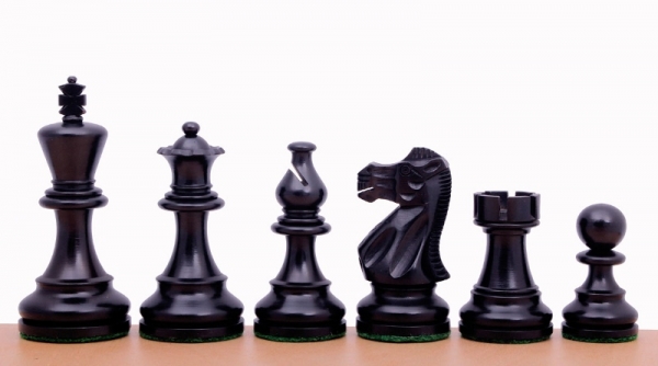 Piese de sah din lemn no. 6 American Clasic Ebonised [3]