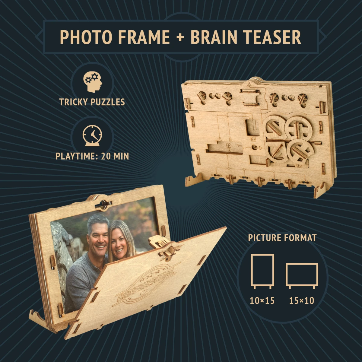 ClueFrame - Puzzle Photo Frame [2]