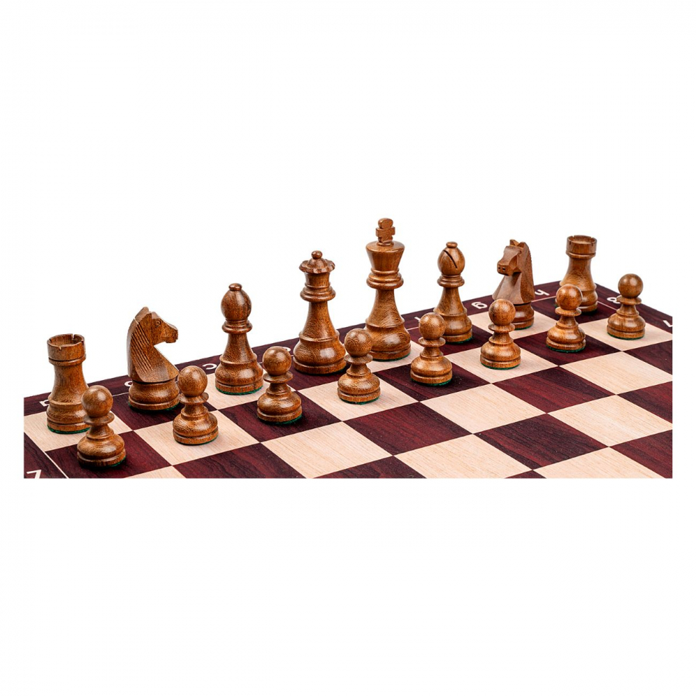Combo set cu piese Staunton 6 German si tabla mousepad imitatie lemn [2]
