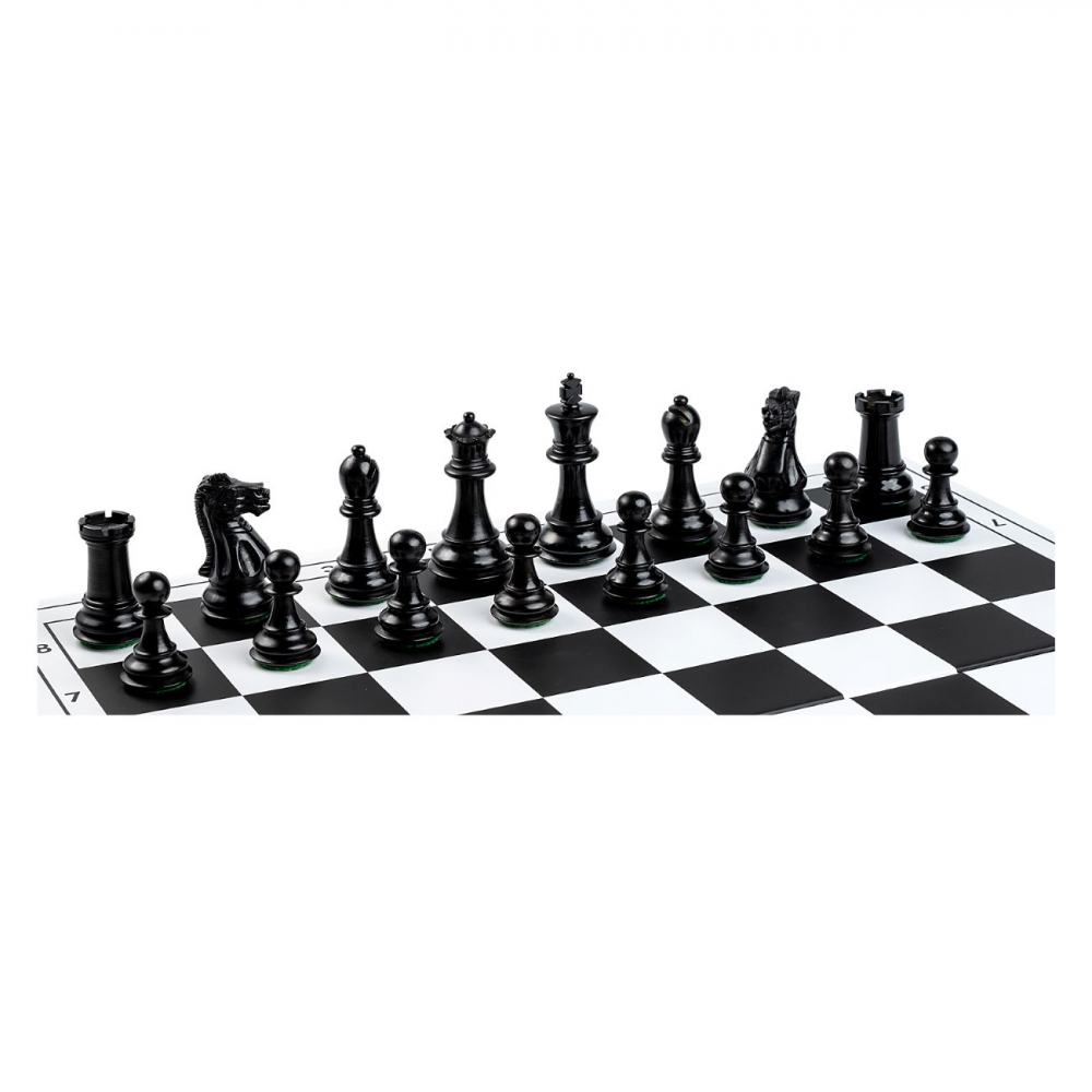 Combo set Old English : Tabla sah din PVC+Piese de sah Old English [3]