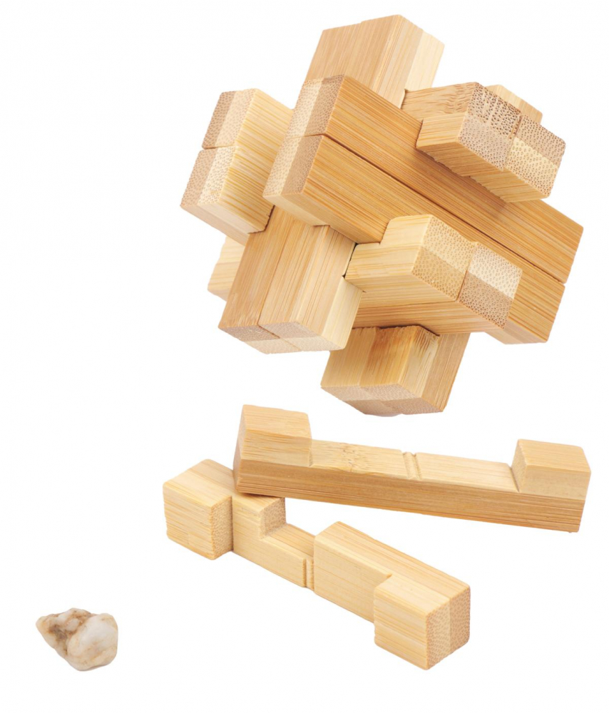 Puzzle 3D Croas Road Puzzle, Bambus [2]