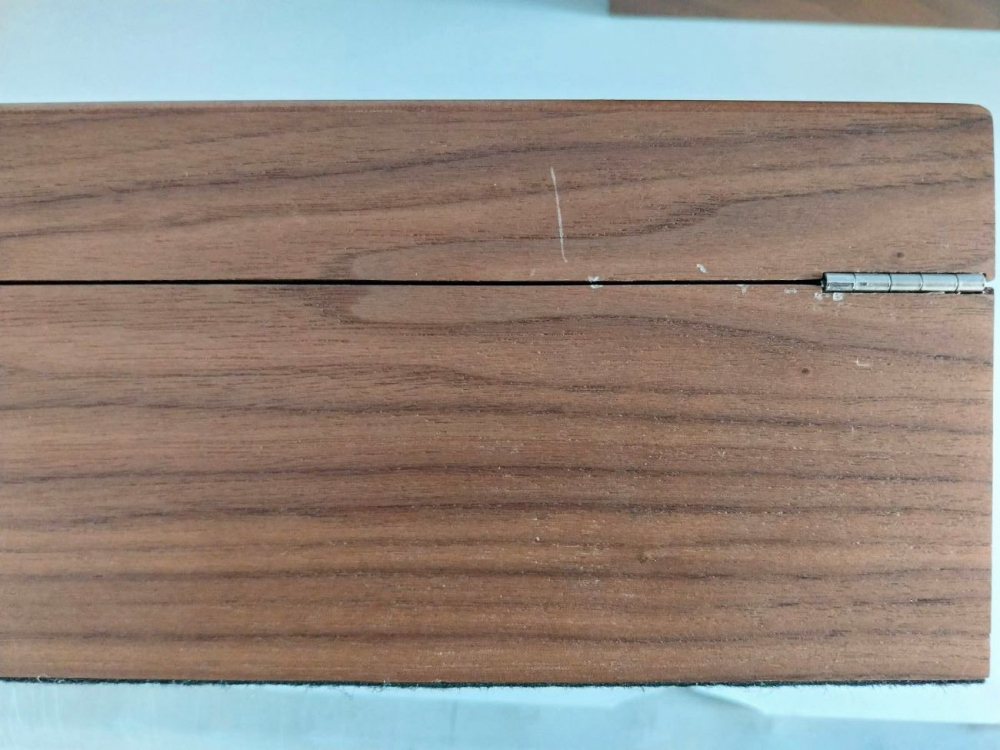 Cutie lemn nuc pentru piese sah - Imperfecta [3]
