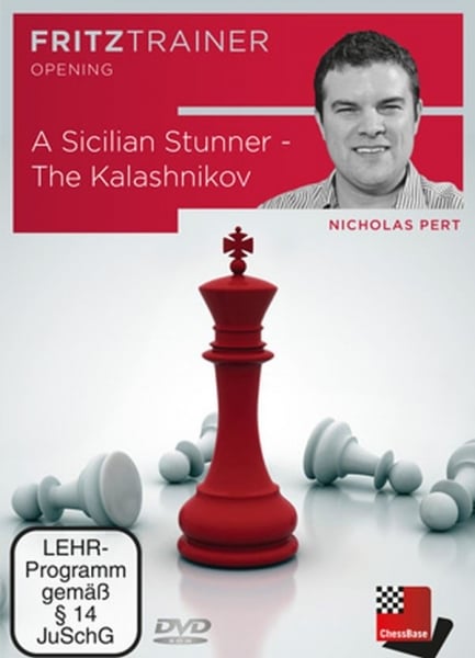 DVD: A Sicilian Stunner – The Kalashnikov – Nicholas Pert ChessBase reduceri cadouri de Mos Nicolae & Mos Crăciun 2021