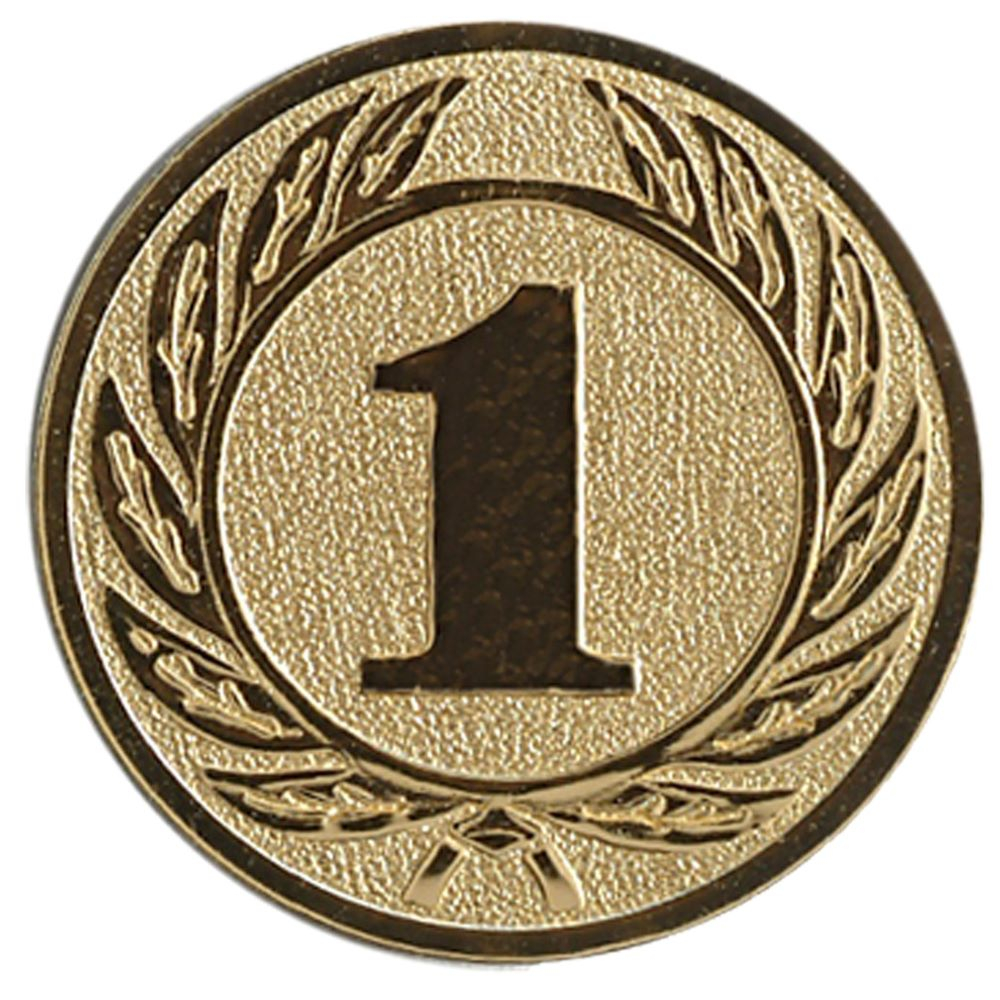 Emblema medalie cupa simbol cu numar, 25mm