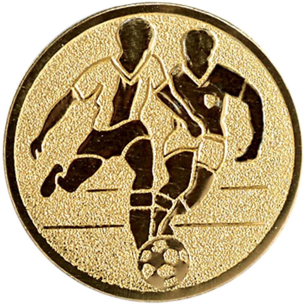 Emblema medalie cupa simbol Fotbal 25mm, aurie