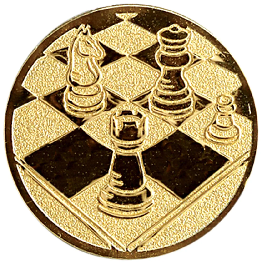 Emblema medalie cupa simbol sah 25mm