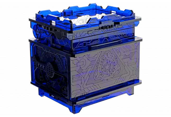 ESC WELT Orbital Box Breathing Galaxy - Puzzle 3D Plexiglas - Colectie Limitata