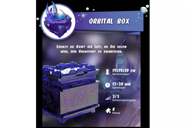 ESC WELT Orbital Box Breathing Galaxy - Puzzle 3D Plexiglas - Colecție Limitată [3]