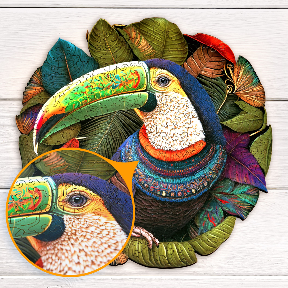 ESC WELT - TOUCAN - Puzzle colorat din lemn pentru adulți și copii 200 / 300 / 500 piese [4]