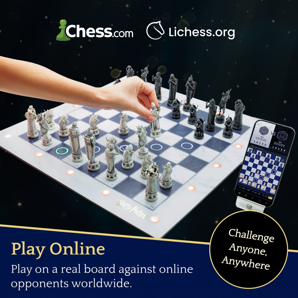 GoChess Harry Potter Wizard Mini - Tabla de Sah Electronica Colectie Licentiata cu LED si AI [3]