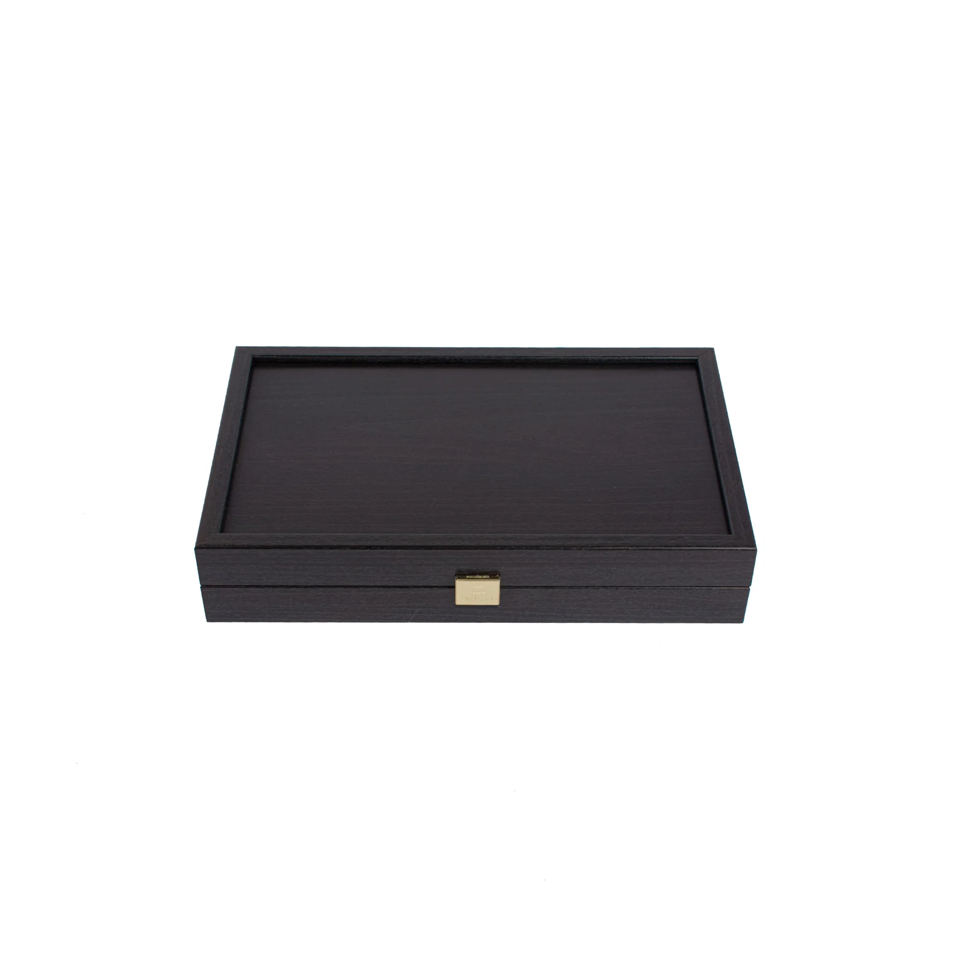 Set Backgammon din lemn lucrat manual cu rafturi laterale - (38 x 23) Design clasic și materiale de calitate - Wenge [3]