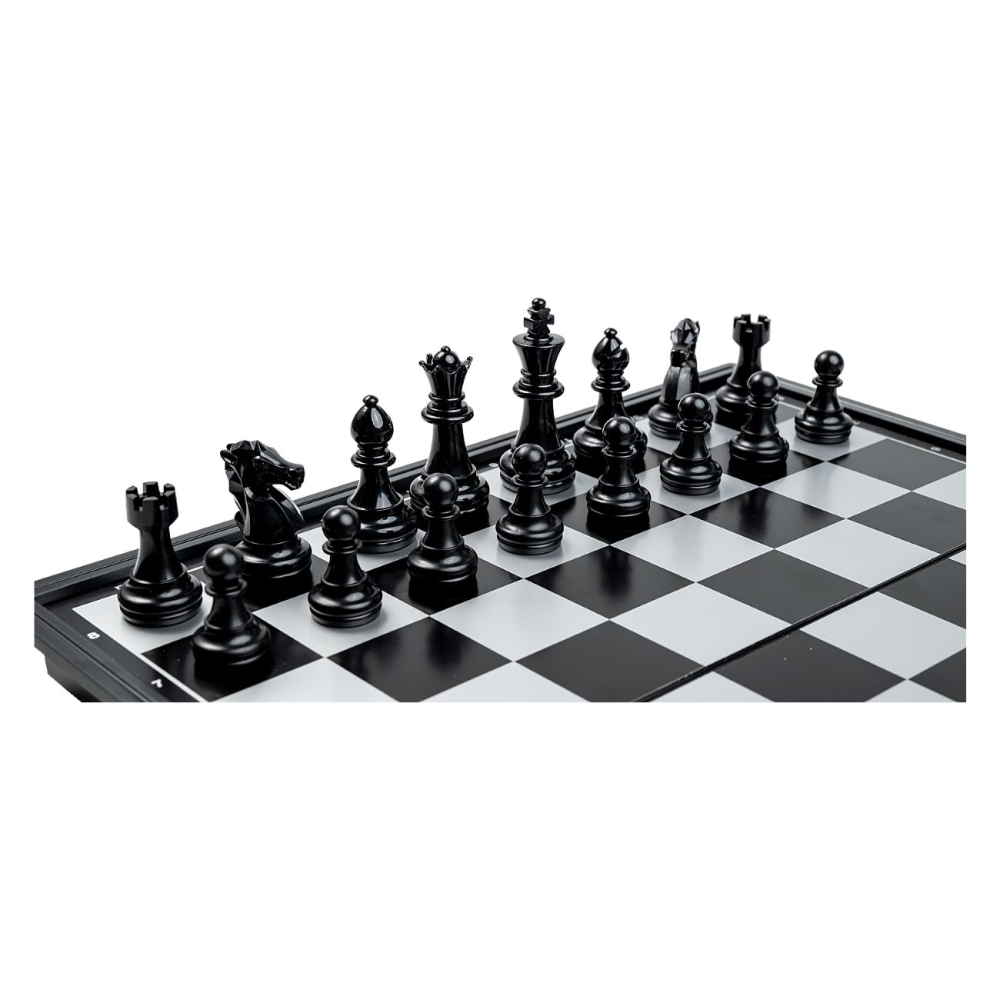 Joc de sah si dame magnetic - compact, 25x25 cm [6]