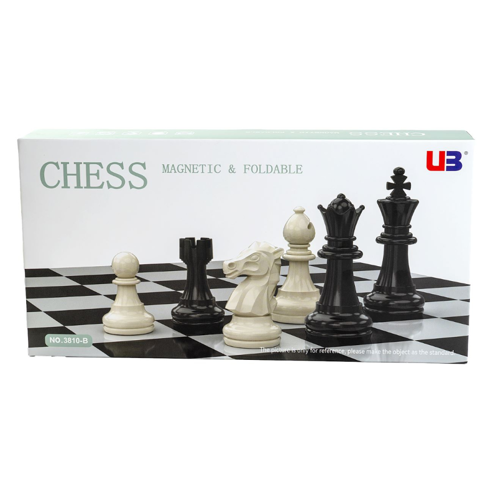 Joc de sah si dame magnetic - compact, 25x25 cm [2]