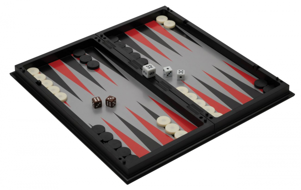 Joc de sah, table si dame magnetic - compact, 31.5 x31.5 cm [6]