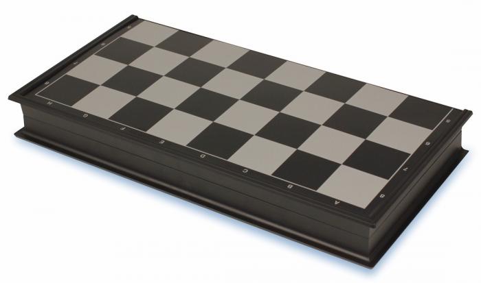 Joc de sah, table si dame magnetic - compact, 31.5 x31.5 cm [5]