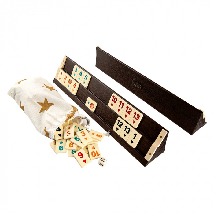 Joc remi/rummy din lemn DELUXE [2]