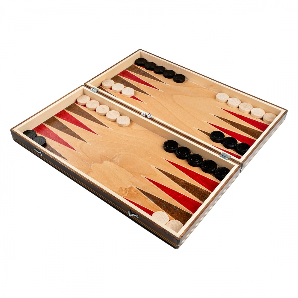Joc Sah si Table Medias, 44 cm, maro [6]