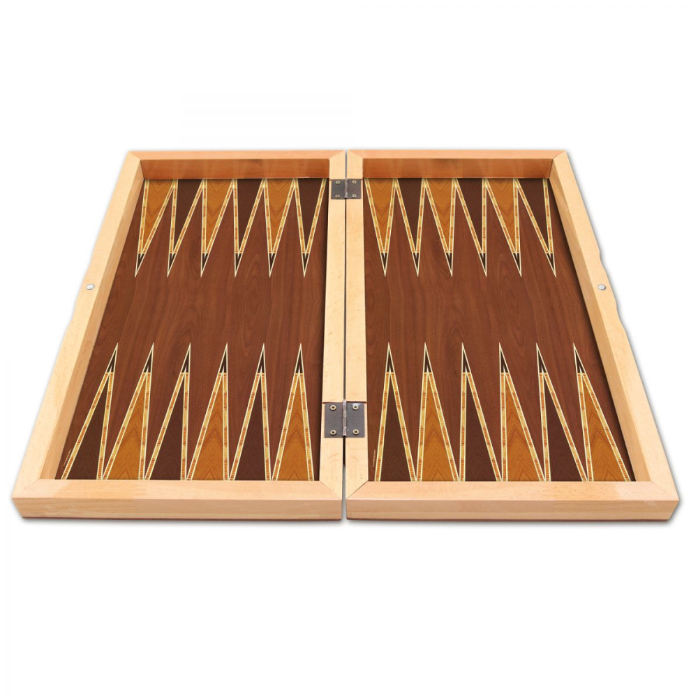 Joc table/backgammon din lemn solid de nuc [2]