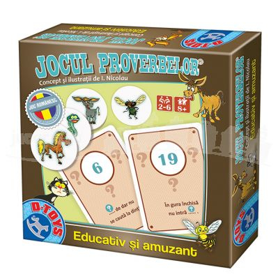 Jocul Proverbelor-Joc Romanesc D-Toys reduceri cadouri de Mos Nicolae & Mos Crăciun 2021