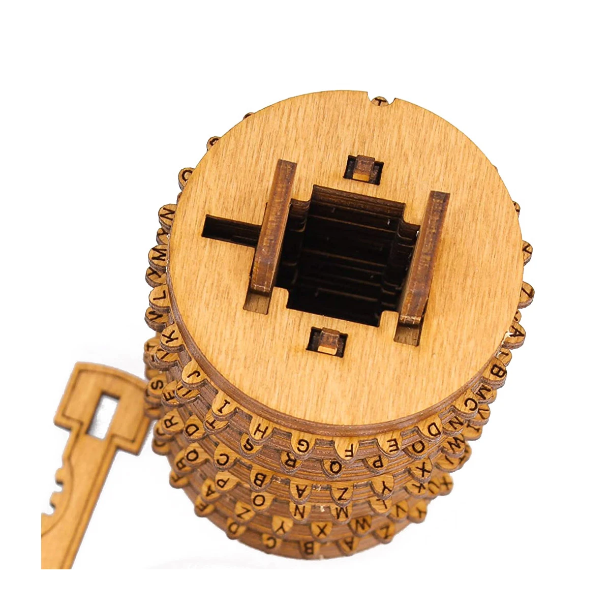 Kryptos - Cryptex Wooden Kit [5]
