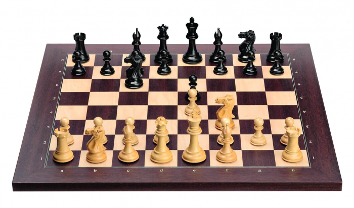 Piese de sah electronice din lemn Ebony (cu greutate) [3]