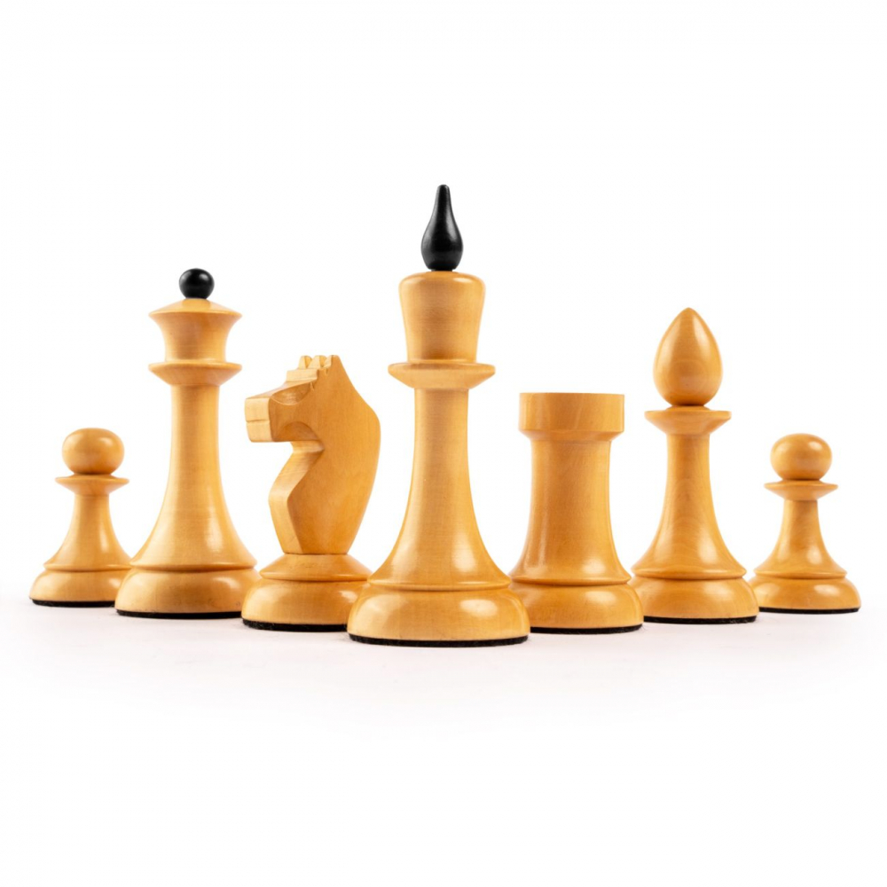 Piese de sah lemn, model The Queens Gambit [2]