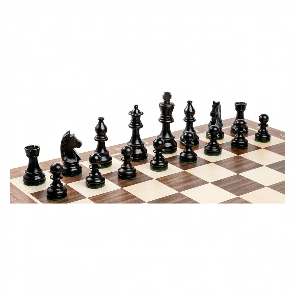 Piese din lemn French ebonized și Tabla de sah - Nuc [2]