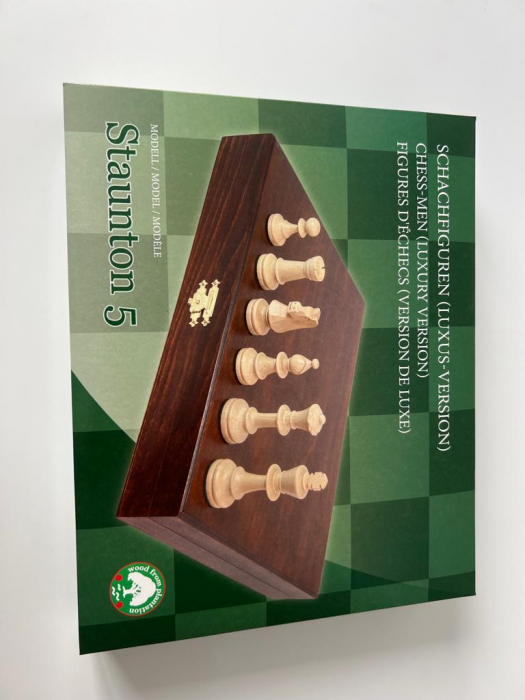 Piese lemn Staunton 5 in cutie Lux , new edition [4]