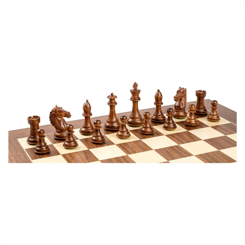 Piese lemn Staunton 6 Design Alban cu Tabla lemn nuc Rechapados 55mm [3]