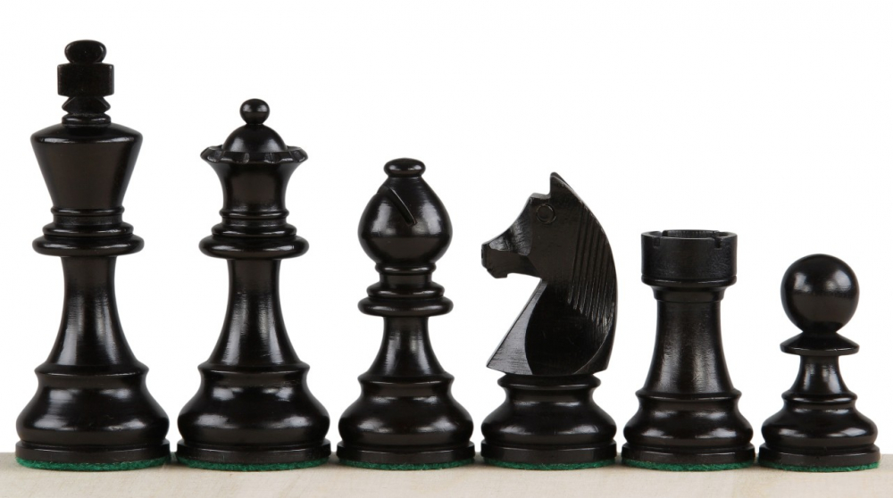 Piese sah lemn German Staunton 5 Clasic, Black [3]