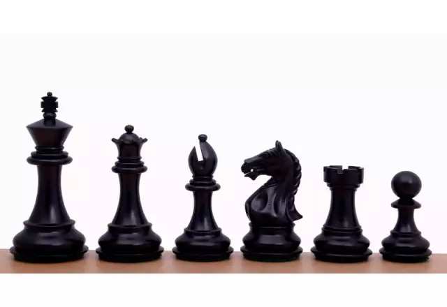 Piese sah lemn Staunton 6 Supreme Ebonised [2]