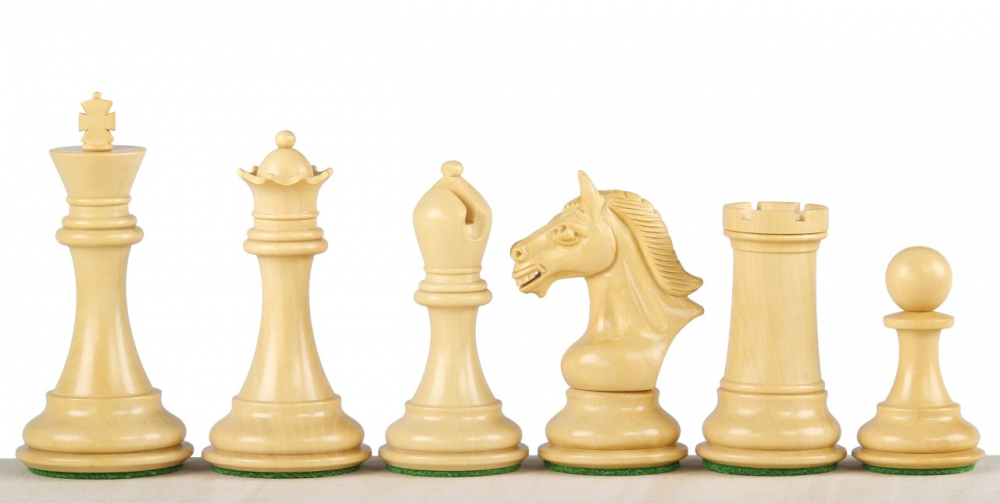 Piese sah Staunton 7 lemn  DERBY KNIGHT - Abanos [3]